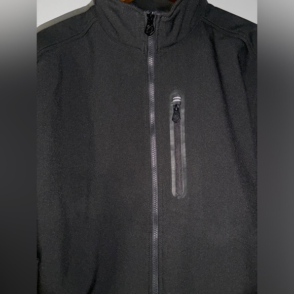 Nautica Softshell High Neck Bonded Fleece Jacket Men XL Outdoor Hiking Trail - Picture 4 of 12